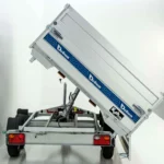 Remorque Benne DDK Modèle DDK Plateau basculant d'occasion PTAC 2,6T - 2 essieux - Pompe électrique