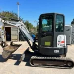 Bobcat E26 Mini-pelle Hydraulique 2.7T Cabine Climatisée avec Attache Rapide d'Occasion 2018