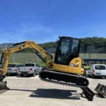Caterpillar 305.5E Pelle Compacte 5.2T Moteur Cat C2.4 avec 3 Godets d'Occasion 2013