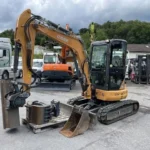Case CX 39B S2 Mini-pelle 3.9T Moteur Yanmar avec Attache Rapide et 3 Godets d'Occasion 2014
