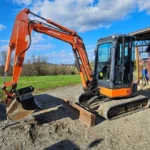 Hitachi ZX35u-2 Mini-pelle 3,5 Tonnes d'occasion 2007 - 4370 heures - Cabine climatisée