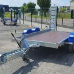 Hubiere TPG 3502 35 Remorque porte-matériel d'occasion PTAC 3,5T - 356x170 cm - 2 essieux