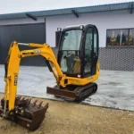 JCB 8014 Mini-pelle sur chenilles 1,4 Tonne d'occasion 2007 - 2704 heures - Attache rapide