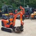 Kubota K008-3 Micro-pelle 0,98 Tonne d'occasion 2021 - 700 heures - Très faible hourrage